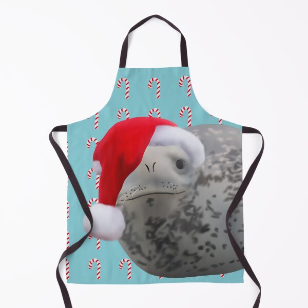 Item preview, Friendly Leopard Seal Santa designed and sold by GivernyKate.