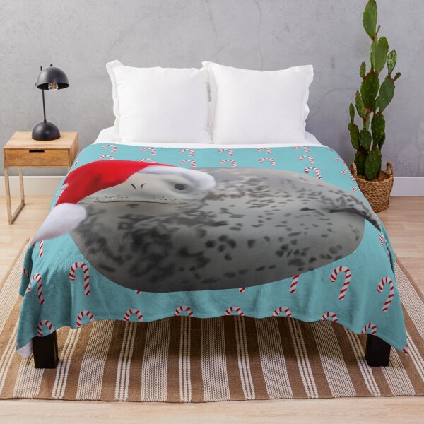 Item preview, Friendly Leopard Seal Santa designed and sold by GivernyKate.