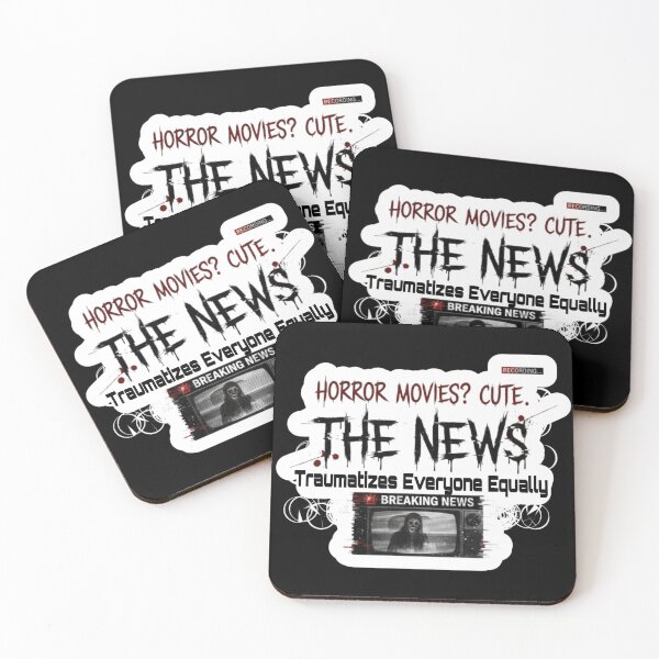 Item preview, Horror Movies? Cute. The News Traumatizes Everyone Equally designed and sold by Megaera8.
