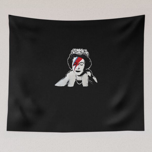 Item preview, Banksy Uk England Queen Elisabeth Rockband Face Makeup Original Hd designed and sold by convincingc662.