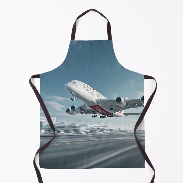 Item preview, Emirates Airbus A380 Starting Its Takeoff Roll on a Hot Afternoon designed and sold by Skyframe Aviation.