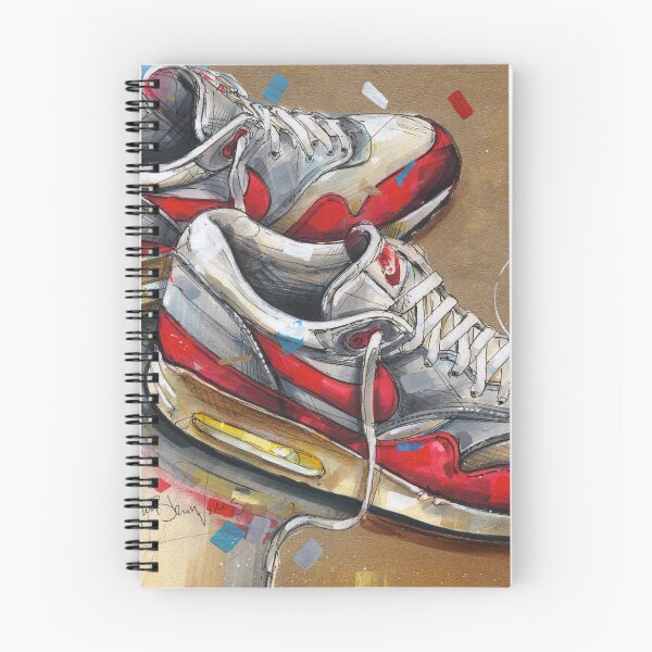Item preview, Air Max 1 1987 OG red painting designed and sold by GalleryKauffeld.