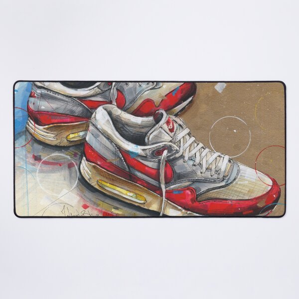 Item preview, Air Max 1 1987 OG red painting designed and sold by GalleryKauffeld.