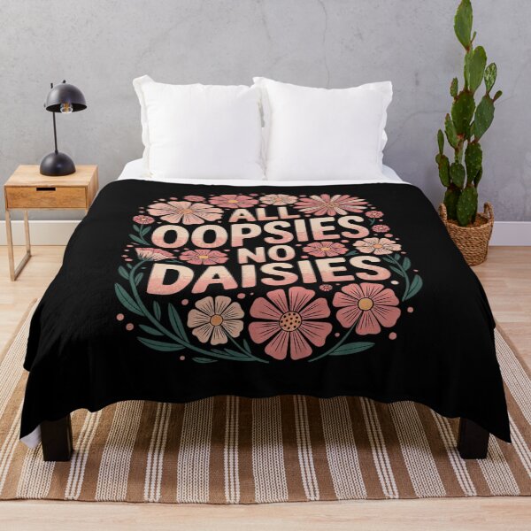 Item preview, Boho Floral Spring Wildflowers All Oopsies No Daisies  designed and sold by InspiredFoul.