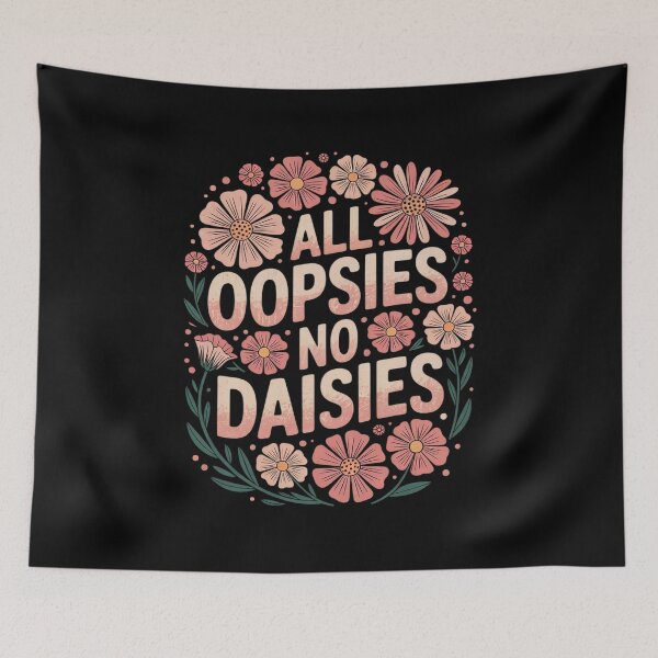 Item preview, Boho Floral Spring Wildflowers All Oopsies No Daisies  designed and sold by InspiredFoul.