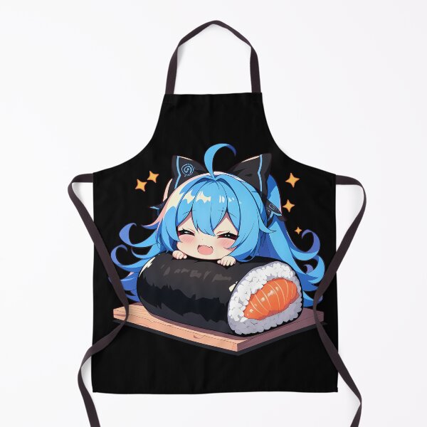 Item preview, Esdeath Resting On Sushi Roll Kawaii Chibi Akame Ga Kill Anime designed and sold by CarlosBender.