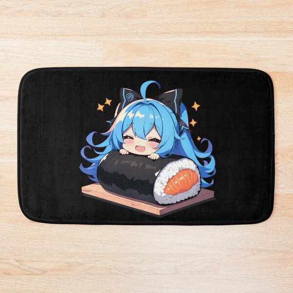 Item preview, Esdeath Resting On Sushi Roll Kawaii Chibi Akame Ga Kill Anime designed and sold by CarlosBender.