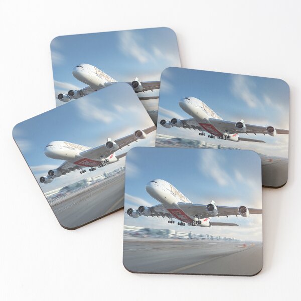 Item preview, Emirates Airbus A380 Starting Its Takeoff Roll designed and sold by Skyframe Aviation.