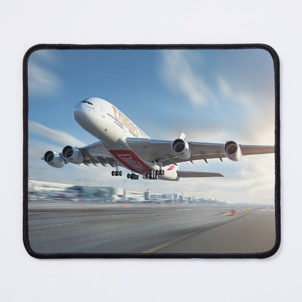 Item preview, Emirates Airbus A380 Starting Its Takeoff Roll designed and sold by Skyframe Aviation.