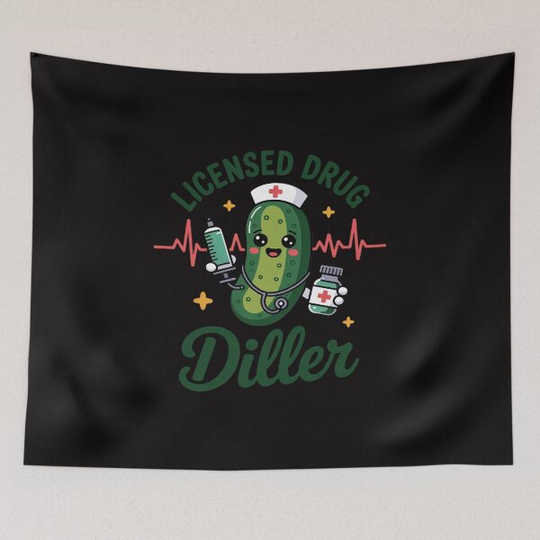 Item preview, Pickle Nurse Life ER ICU Nursing Pickle Licensed Drug Diller designed and sold by TewonLake.