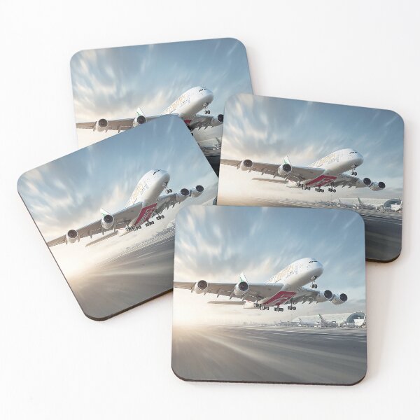 Item preview, Emirates Airbus A380 Starting Its Takeoff designed and sold by Skyframe Aviation.