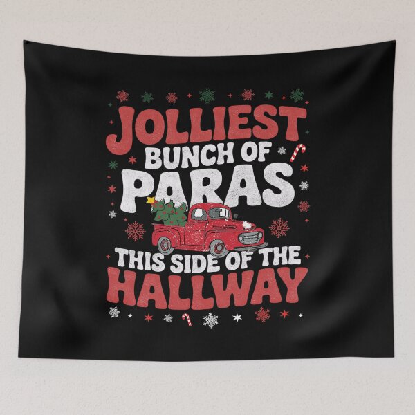 Item preview, Jolliest Bunch of Paras This Side of the Hallway Christmas Design designed and sold by FreshVibe Prints.