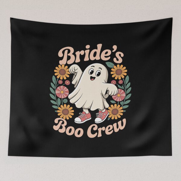 Item preview, Bride's Boo Crew Floral Ghost Wedding Bachelorette Halloween  designed and sold by InspiredFoul.