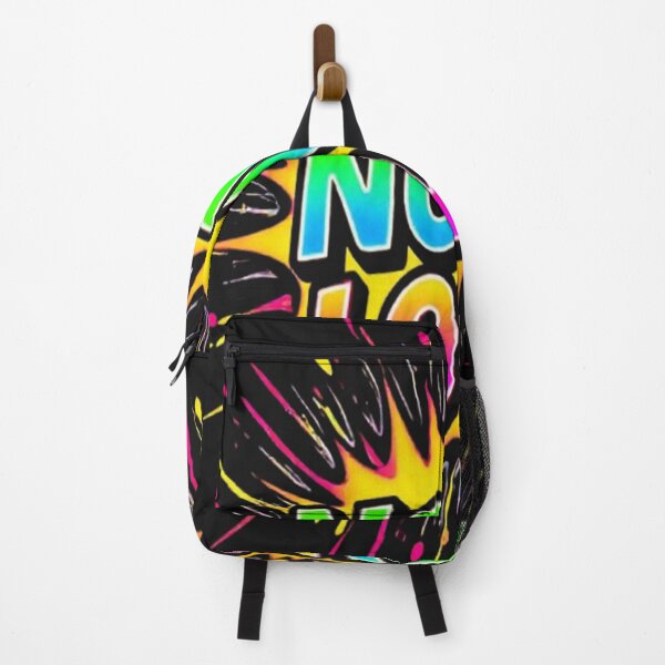 Item preview, “NOON LOW Neon Comic Burst – Colorful Retro Pop Art Typography Design” designed and sold by Trendworld00.
