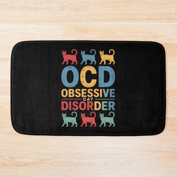Item preview, Ocd Obsessive Cat Funny Cat Lovers Support Cute Cat Kitten designed and sold by SusanaKlein.