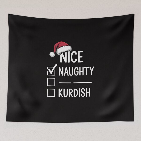 Item preview, Nice Naughty Kurdish Christmas Kurdistan Heritage Roots designed and sold by TewonLake.