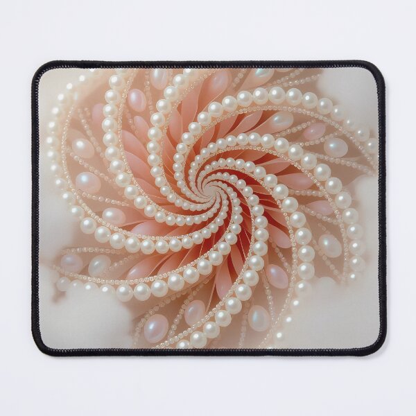 Item preview, Clouds of Elegant Spiral of Pearls, Pearl Spiral Art (image size 8320x12480) designed and sold by Digital-Davinci.