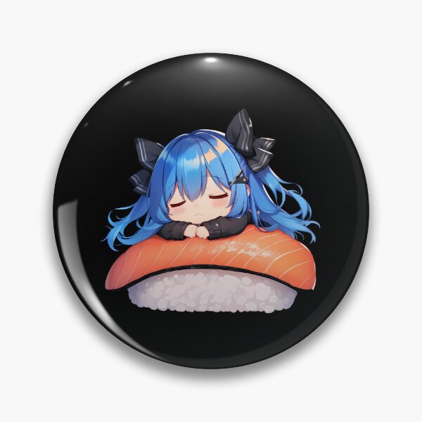Item preview, Tobiichi Origami Date A Live Anime Girl Kawaii Chibi Sushi Roll designed and sold by CarlosBender.
