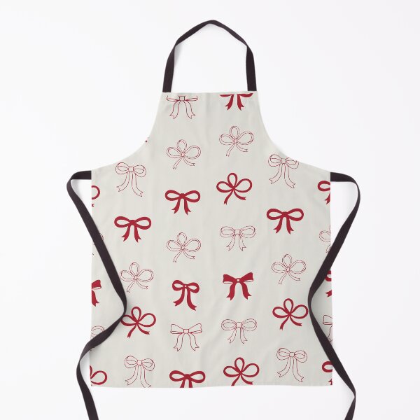 Item preview, Coquette Style Red Bows Ribbons Pattern designed and sold by OneKindMakers.