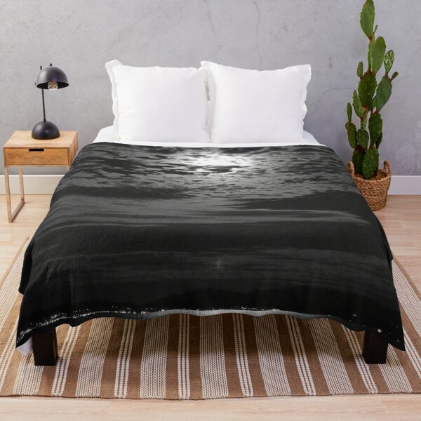 Item preview, Moonlit night over the Greek Aegean Sea with city lights designed and sold by TheArtofHeart.