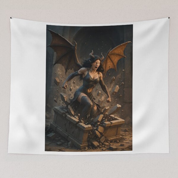 Item preview, Succubus breaking free of a coffin  designed and sold by CathryneDelamort.