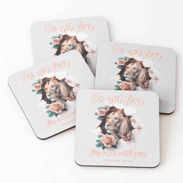 Item preview, Lion Bible verse Christian Do not fear designed and sold by Fran Fryberg.