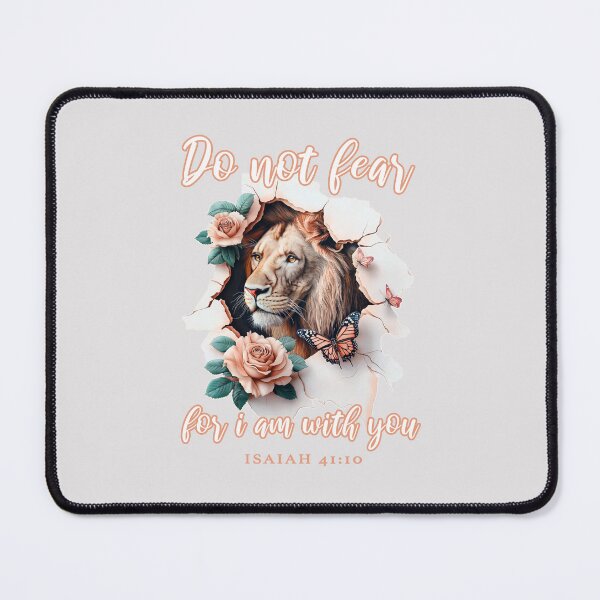 Item preview, Lion Bible verse Christian Do not fear designed and sold by Fran Fryberg.