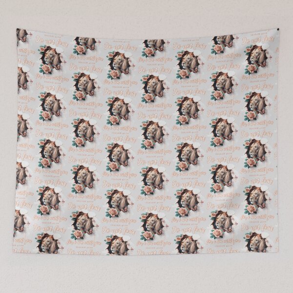Item preview, Lion Bible verse Christian Do not fear designed and sold by Fran Fryberg.