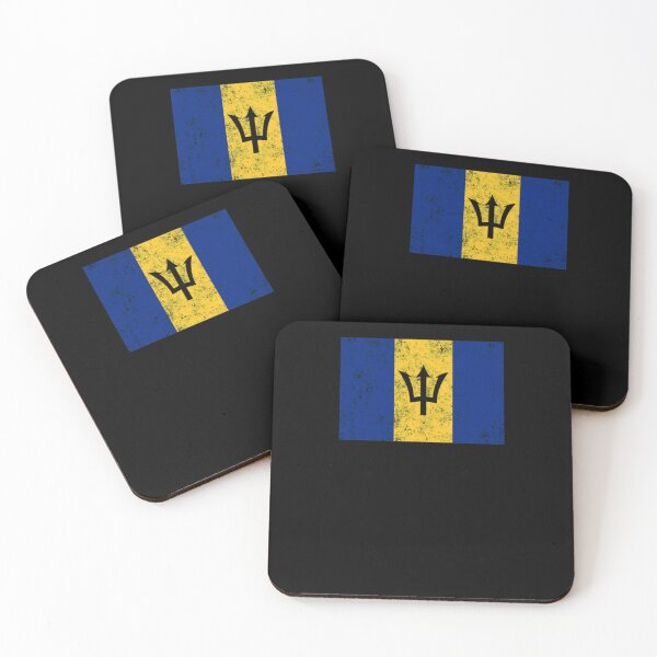 Item preview, Barbadian Flag  - Vintage Barbados    designed and sold by lbbobki.