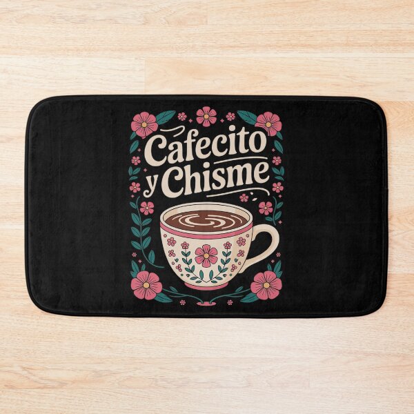 Item preview, Cafecito Y Chisme Mexican Floral Coffee Latina Hispanic  designed and sold by InspiredFoul.