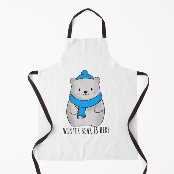 Item preview, Holiday Season Winter Bear Illustration | Kawaii Minimal Snowy Season Design designed and sold by dailyprintables.