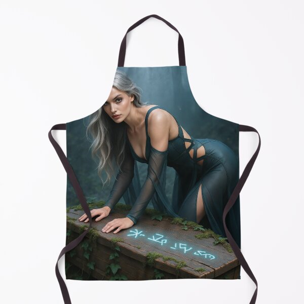 Item preview, White haired woman in forest coffin   designed and sold by CathryneDelamort.