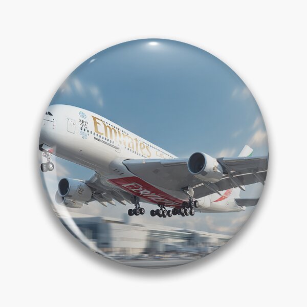Item preview, Airbus A380 Emirates Rising From the Runway on a Warm Morning designed and sold by Skyframe Aviation.