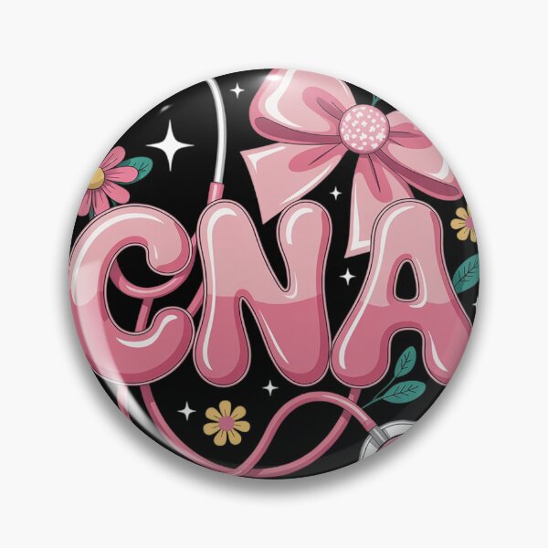 Item preview, Certified Nursing Assistant CNA Bow Floral Spring Nurse  designed and sold by InspiredFoul.