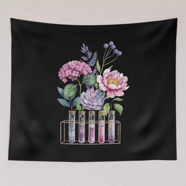 Item preview, Chemistry Lab Science Flower Teacher Floral Beakers  designed and sold by InspiredFoul.