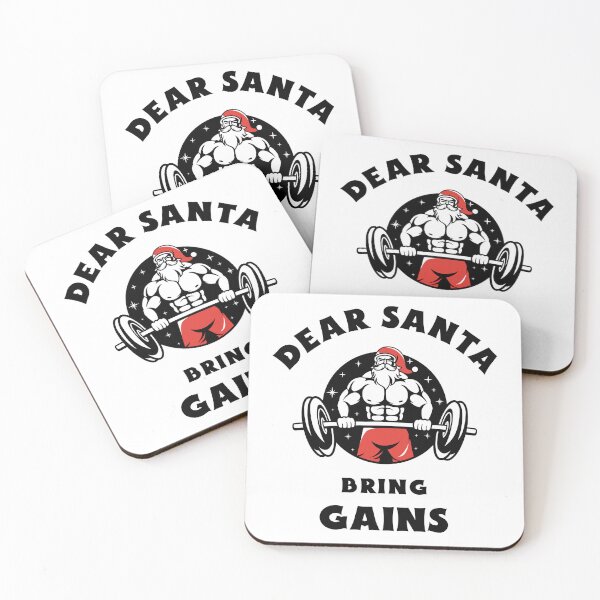 Item preview, Dear Santa Bring Gains T-Shirt designed and sold by NGSAuraStore.