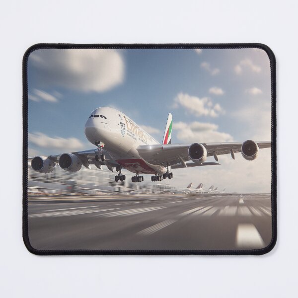 Item preview, Airbus A380 Emirates Taking Flight with Power and Grace designed and sold by Skyframe Aviation.
