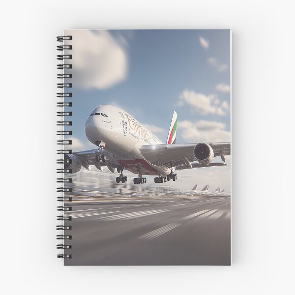 Item preview, Airbus A380 Emirates Taking Flight with Power and Grace designed and sold by Skyframe Aviation.
