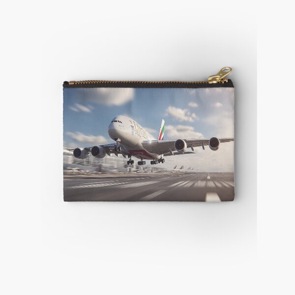 Item preview, Airbus A380 Emirates Taking Flight with Power and Grace designed and sold by Skyframe Aviation.