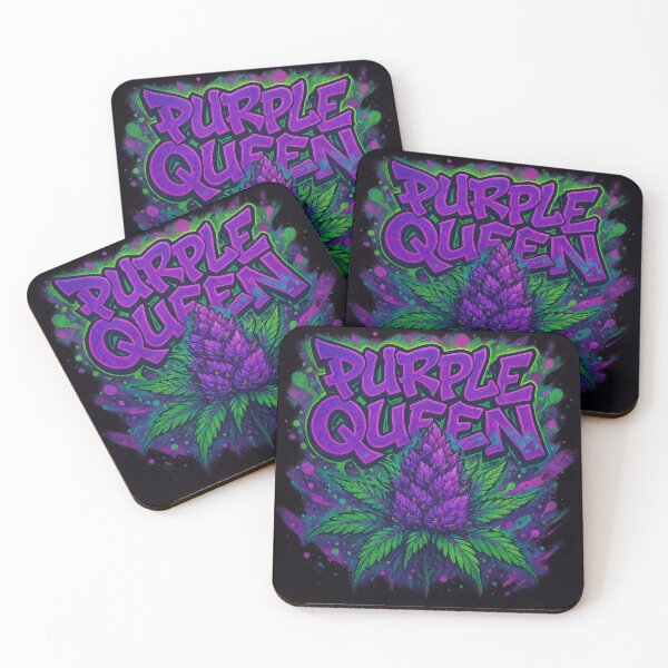 Item preview, Purple Queen – Street Style Cannabis Art designed and sold by BlueB420.