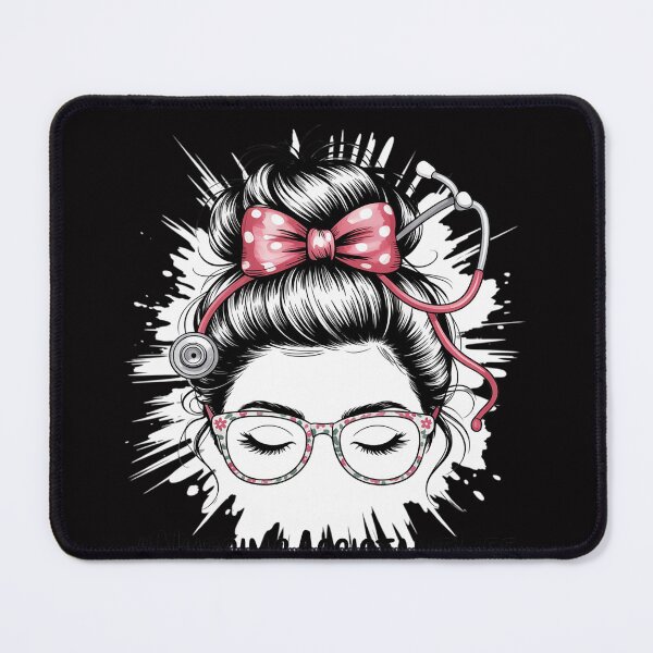 Item preview, Messy Bun Nursing Assistant Life Women CNA RN Nurse designed and sold by OlafLica.