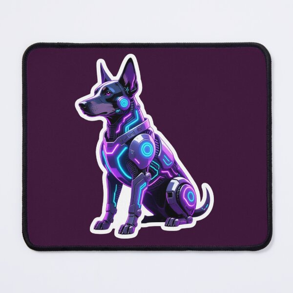 Item preview, Cyberdog — Neon Cyberpunk Tech Dog designed and sold by Malfinio.