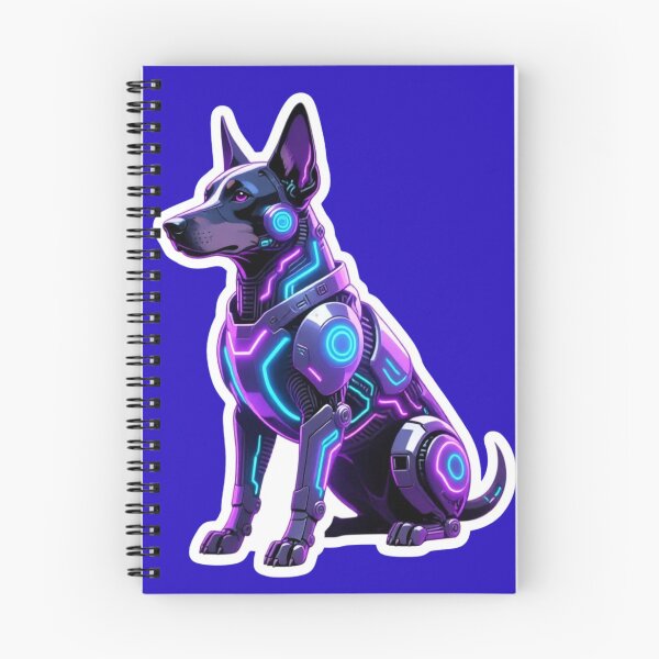 Item preview, Cyberdog — Neon Cyberpunk Tech Dog designed and sold by Malfinio.