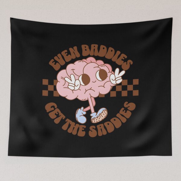 Item preview, Even Baddies Get The Saddies designed and sold by MirnaMoreau.