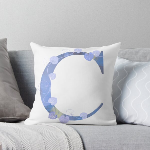 Item preview, Botanical Letter C Blue designed and sold by virgosunshine.