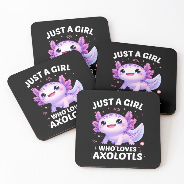 Item preview, Just A Girl Who Loves Axolotls designed and sold by LynneMarisa.
