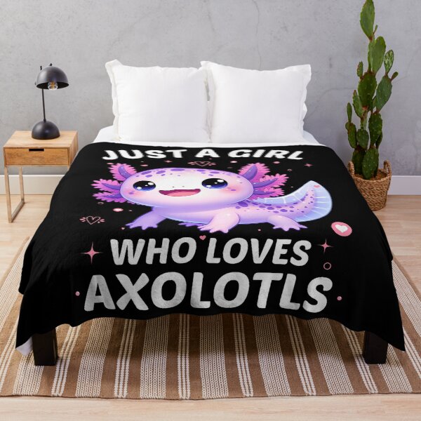 Item preview, Just A Girl Who Loves Axolotls designed and sold by LynneMarisa.