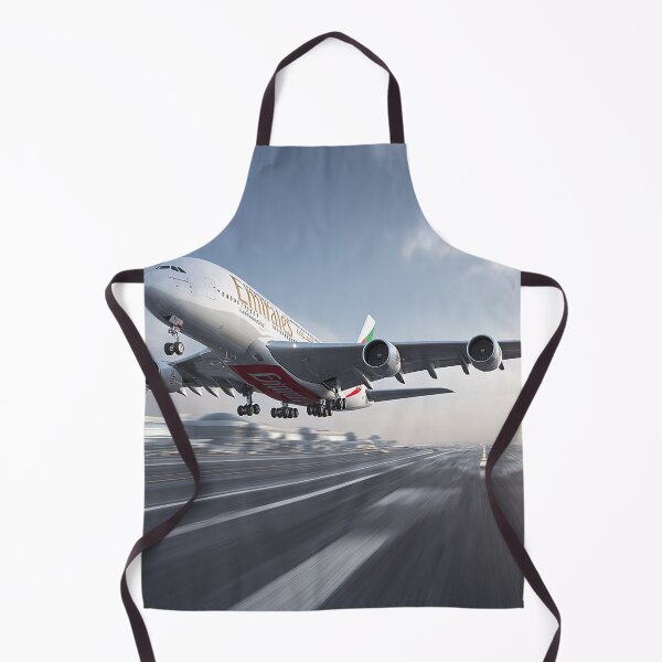 Item preview, Emirates Flagship A380 Breaking Free of the Ground in Stunning Visibility designed and sold by Skyframe Aviation.