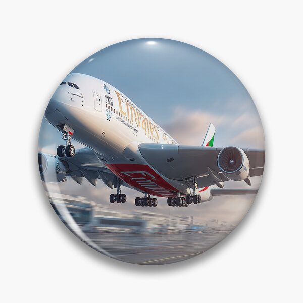 Item preview, Emirates Long Haul A380 Taking Off with Engines Roaring designed and sold by Skyframe Aviation.