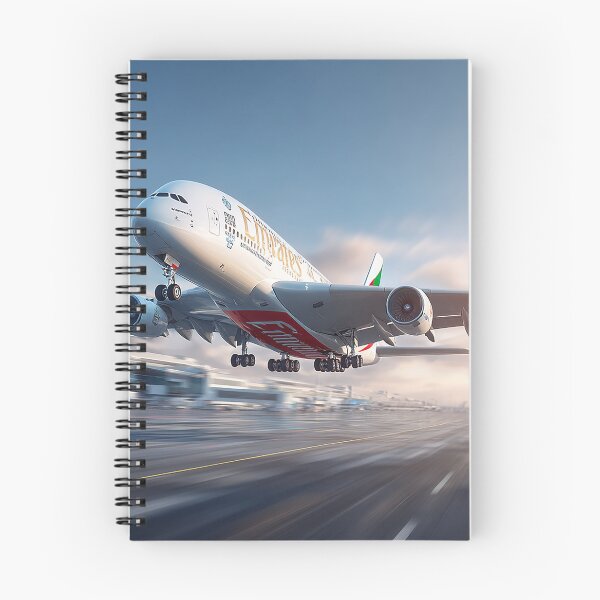 Item preview, Emirates Long Haul A380 Taking Off with Engines Roaring designed and sold by Skyframe Aviation.